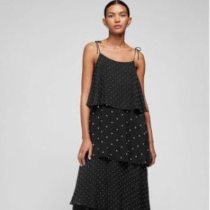 ANINE BING daisy polka dot maxi dress